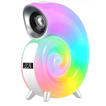 Boxa portabila cu lumini in forma de MELC ceas bluetooth KP 556