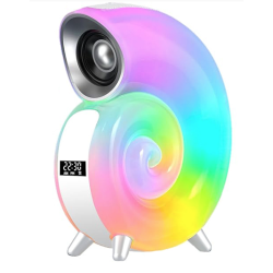 Boxa portabila cu lumini in forma de MELC ceas bluetooth KP 556