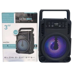 Boxa portabila GTS 1360 cu led RGB cu maner transport