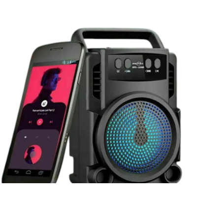 Boxa portabila GTS 1360 cu led RGB cu maner transport