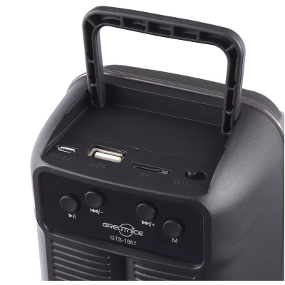 UB Boxa portabila GTS 1867 Bluetooth USB TF Radio FM lumini LED RGB 10W