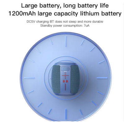 Boxa portabila KP 539 Wireless Bluetooth 500maH 5W Lumini LED