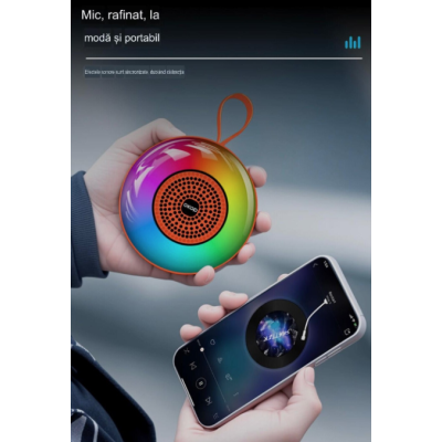 Boxa Portabila KP 560 Bluetooth 5.3 LED Joc de lumini 1200mAh 5W USB