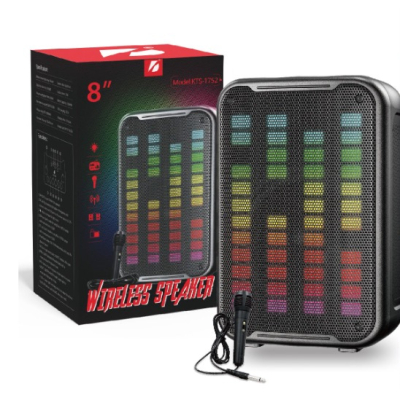 Boxa Portabila KTS-1752 Wireless LED de 8 inch