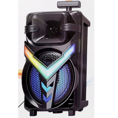 Boxa portabila tip troller ZQS 8158 Bluetooth Difuzor 8Inch 3000 mAh 20W Subwoofer Super Bass