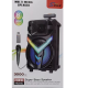 Boxa portabila tip troller ZQS 8158 Bluetooth Difuzor 8Inch 3000 mAh 20W Subwoofer Super Bass