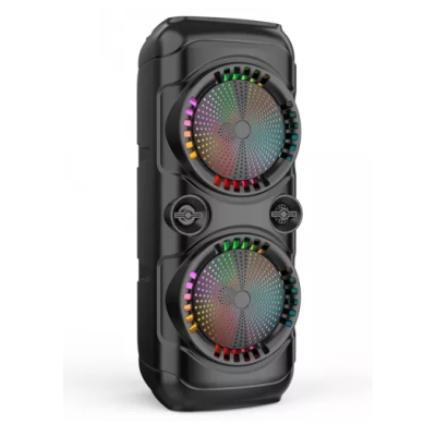 Boxa portabila ZQS8229W cu microfon putere 40W baterie 4500mAh LED 2x8inch