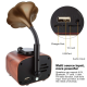 Boxa tip gramofon cu wireless din lemn B5