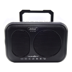 Boxa tip sistem iluminare LED cu 2 becuri USB MP3 BT Q YX1793