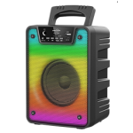 Boxa wireless GTS 1868 cu bluetooth USB lumini si microfon