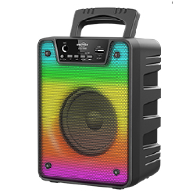 Boxa wireless GTS 1868 cu bluetooth USB lumini si microfon