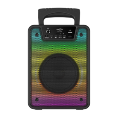 Boxa wireless GTS 1868 cu bluetooth USB lumini si microfon