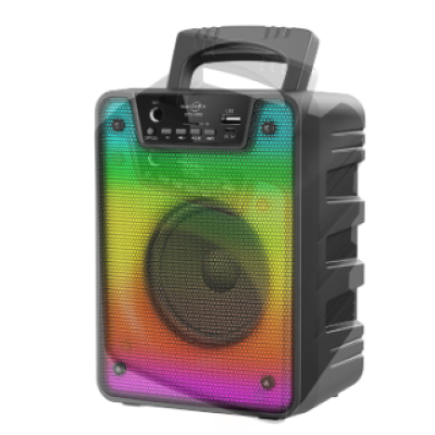 Boxa wireless GTS 1868 cu bluetooth USB lumini si microfon