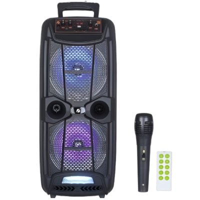 Boxa wireless KTS 1743 cu microfon telecomanda 8 x 2 inch