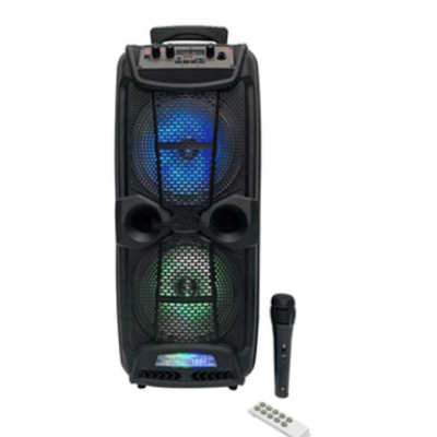Boxa wireless KTS 1743 cu microfon telecomanda 8 x 2 inch
