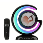 Boxa wireless pentru karaoke cu microfon si iluminare LED RGB portabila YS 110