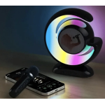 Boxa wireless pentru karaoke cu microfon si iluminare LED RGB portabila YS 110
