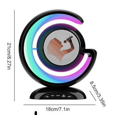 UB Boxa wireless pentru karaoke cu microfon si iluminare LED RGB portabila YS 110