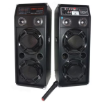Boxe Profesionale DJ Effect KTA 2304 cu Microfon Wireless Sistem Karaoke