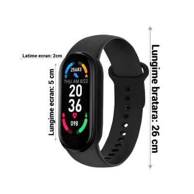 Bratara fitness inteligenta M6