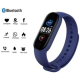 Bratara fitness M5 inteligenta cu masurarea tensiunii ALBASTRA