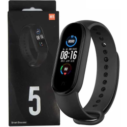 Bratara fitness M5 inteligenta cu masurarea tensiunii NEAGRA