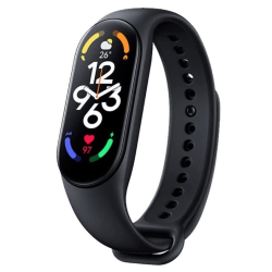 Bratara fitness M7 neagra cu monitorizare puls si vibratii