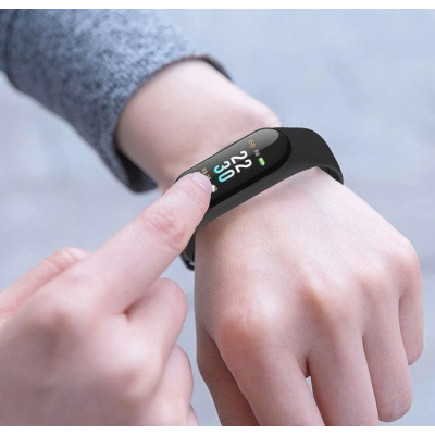 Bratara SmartBand M7 NEAGRA Fitness Tracker Monitorizare Puls Sanatate