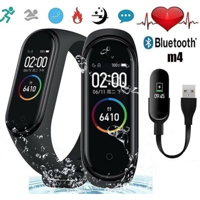 Bratara SmartBand M7 NEAGRA Fitness Tracker Monitorizare Puls Sanatate