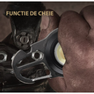 Breloc cu lanterna Andowl Q D911 cu LED COB multifunctional