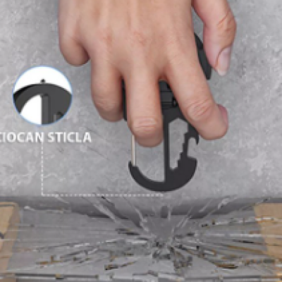 Breloc cu lanterna Andowl Q D911 cu LED COB multifunctional