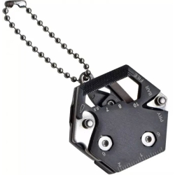 Breloc Hexagon multifunctional cu 7 functii