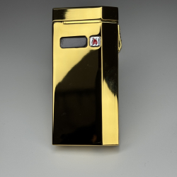 Bricheta GOLD cu aprindere electrica in X si Flacara