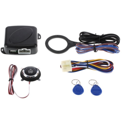 Buton de pornire vehicul buton de pornire cu alarma auto si sistem antifurt