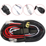 Cablaj cu releu si buton 480W 12V 40A pentru proiectoare LED sau Led Bar lungime 3m
