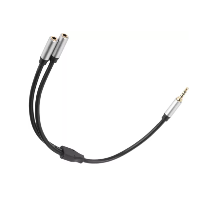 Cablu adaptor audio QHD74  de 3.5mm 20cm