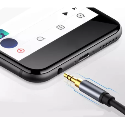 Cablu adaptor audio QHD74  de 3.5mm 20cm