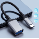 Cablu adaptor QZH018 model OTG USB Tip C de 20cm