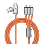 Cablu de date / Cablu de incarcare 120W Q SJ300 USB / TypeC la iOS / TypeC / Micro