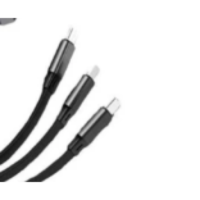 Cablu de date cu 3 mufe diferite Q SJ100 de 100W