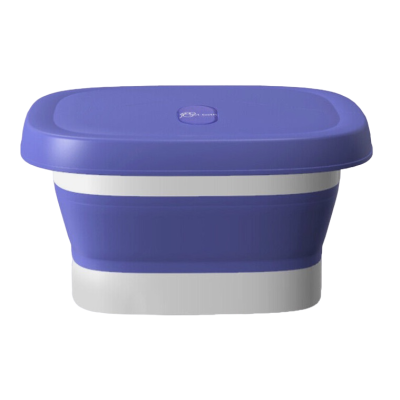 Cada pliabila cu masaj rotativ pentru picioare Mov