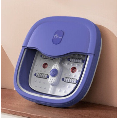 Cada pliabila cu masaj rotativ pentru picioare Mov