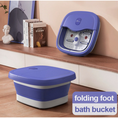 Cada pliabila cu masaj rotativ pentru picioare Mov