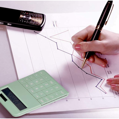 Calculator de birou multifunctional PN 2888 cu incarcare solara Verde