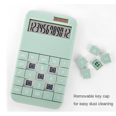 Calculator de birou multifunctional PN 2888 cu incarcare solara Verde