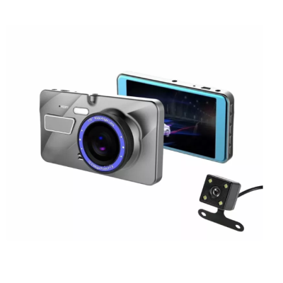 Camera Auto Dubla 4 LED