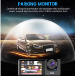 Camera Auto Dvr de Bord Full Hd 1080p Camp Vizual Ultra Larg de 170 grade Ecran Lcd 3 Lentile