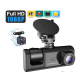 Camera Auto Dvr de Bord Full Hd 1080p Camp Vizual Ultra Larg de 170 grade Ecran Lcd 3 Lentile