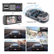 Camera auto DVR trei camere fata spate interior 1920*1296p super HD unghi larg de filmare 170 grade