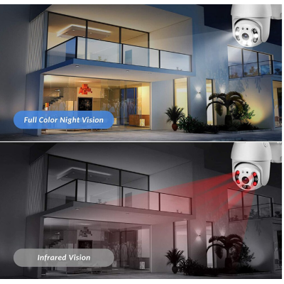 Camera de supraveghere 1920x1080p cu 8 LED Wifi 2MP zoom digital 4X